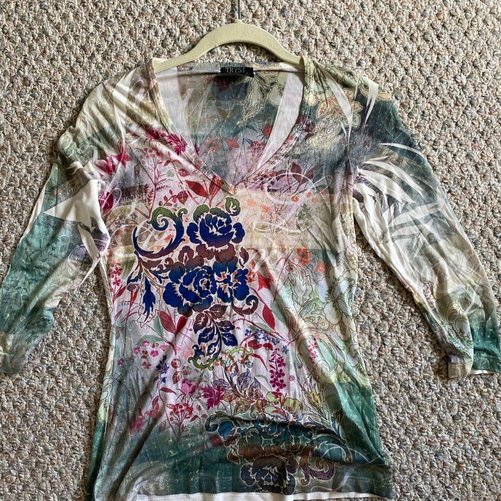 Womens v neck blouse